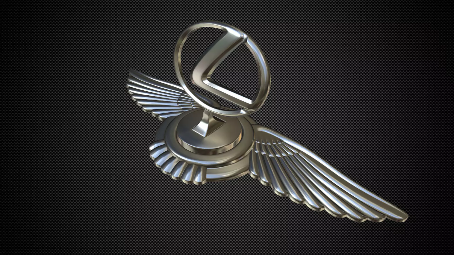 lexus logo 3D model