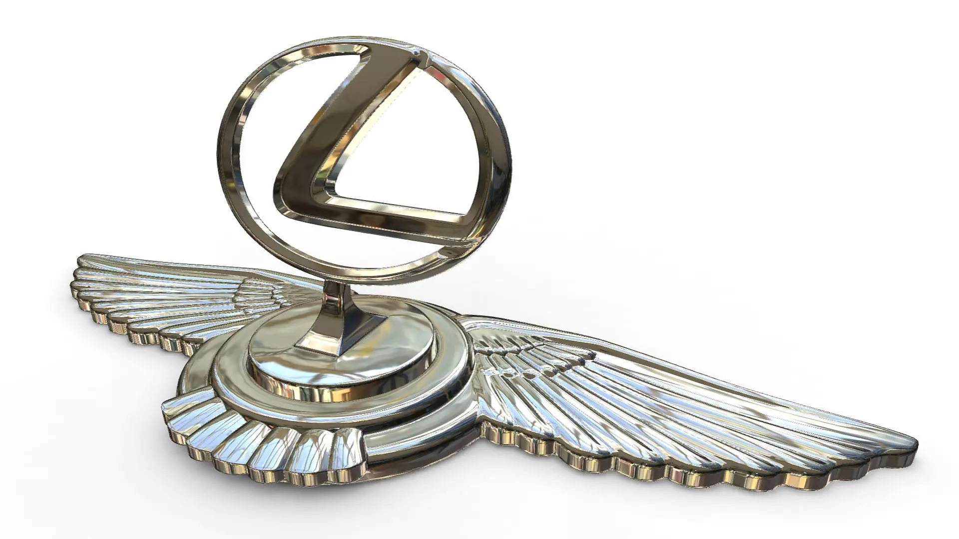 lexus logo 3D model_0