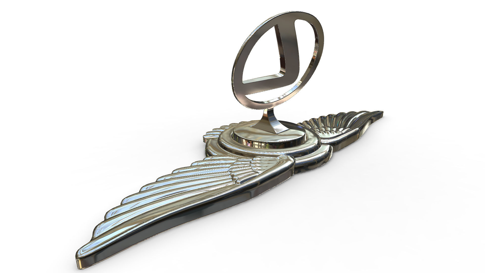 lexus logo 3D model_3