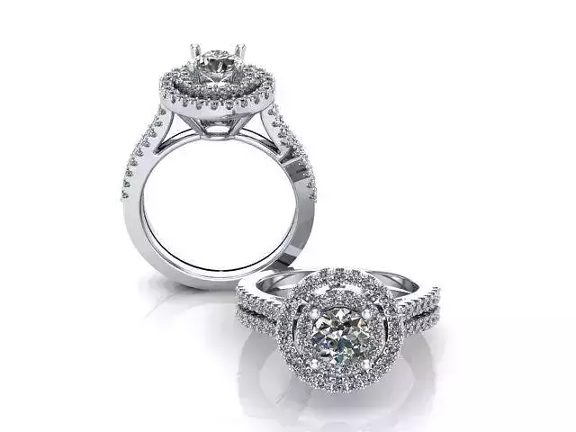 Solitaire double halo 2