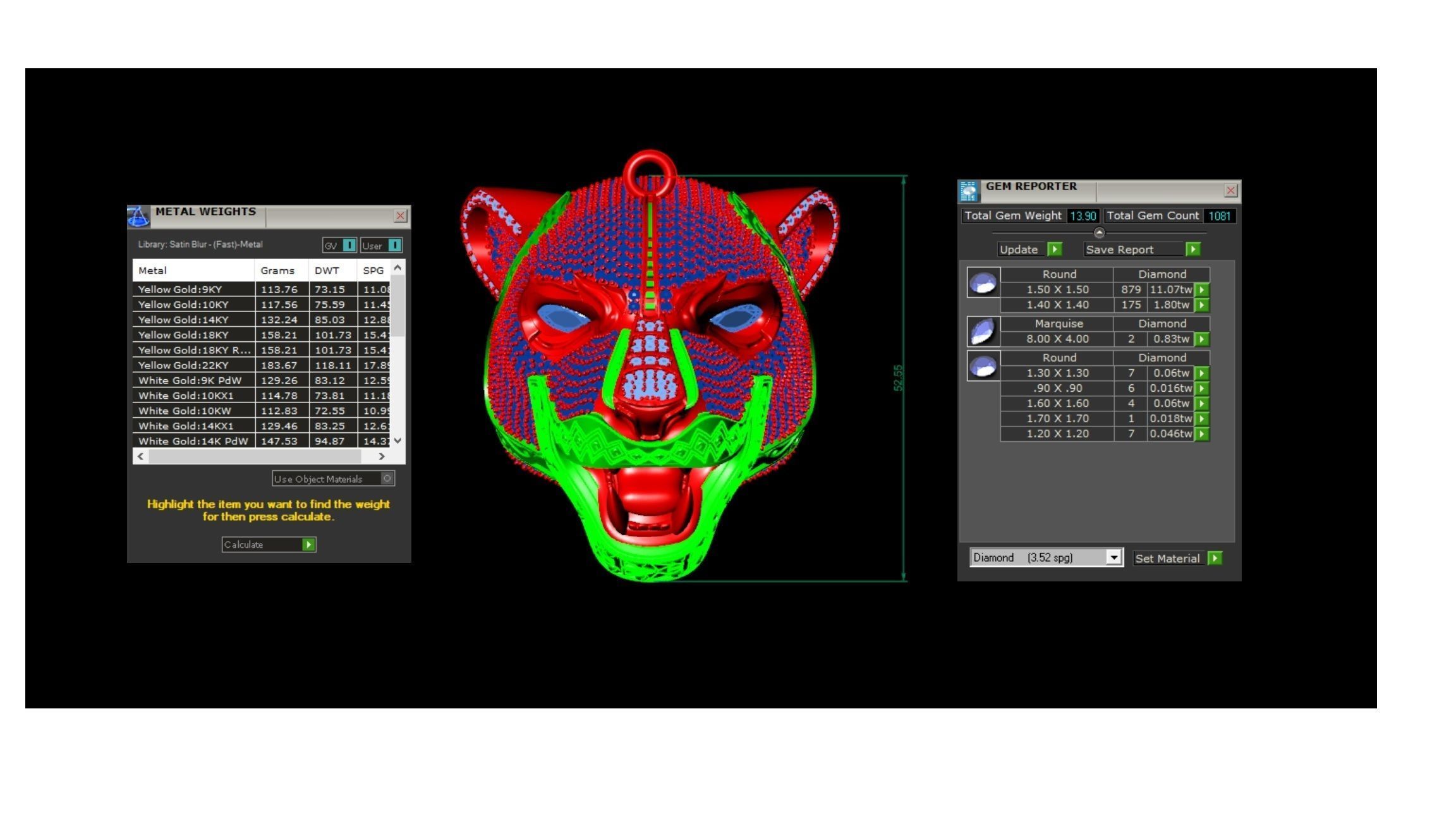 Panther Head 3D print model_4