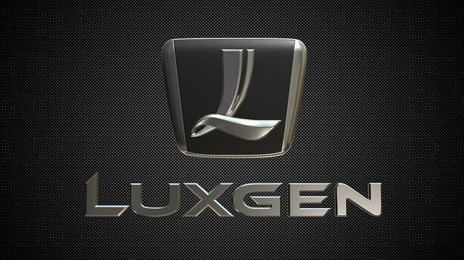 luxgen logo 3D model