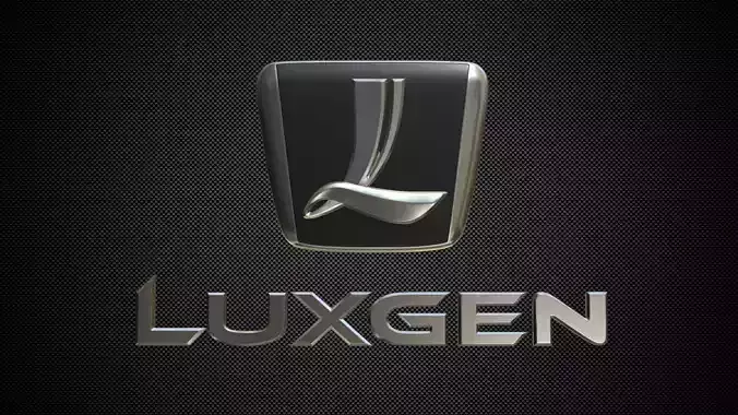 luxgen logo 3D model