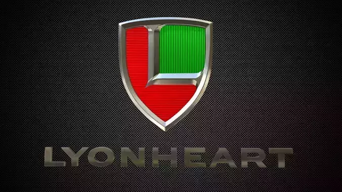lyonheart logo 3D model