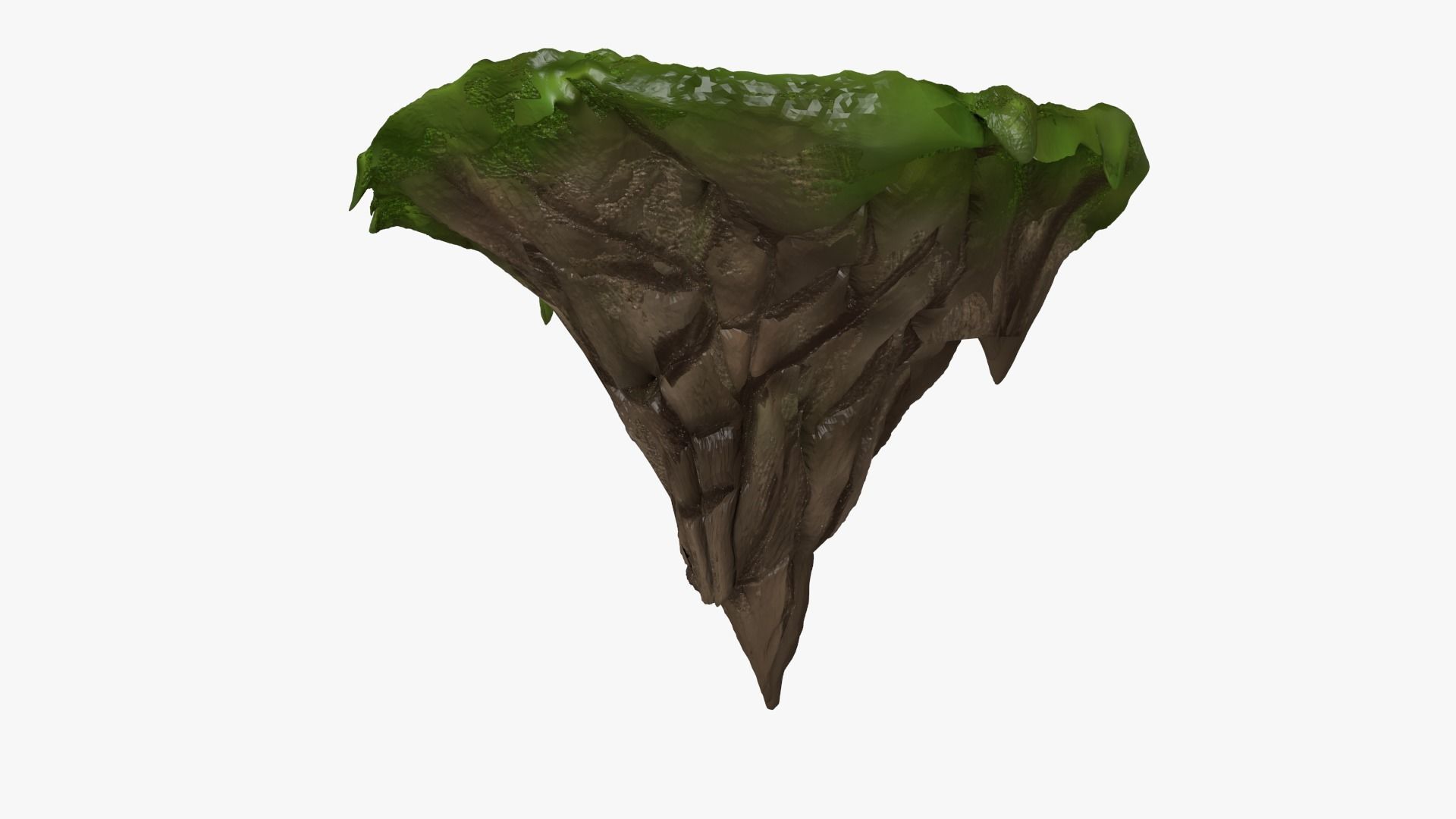 Sky Island 1 Low-poly 3D model_4