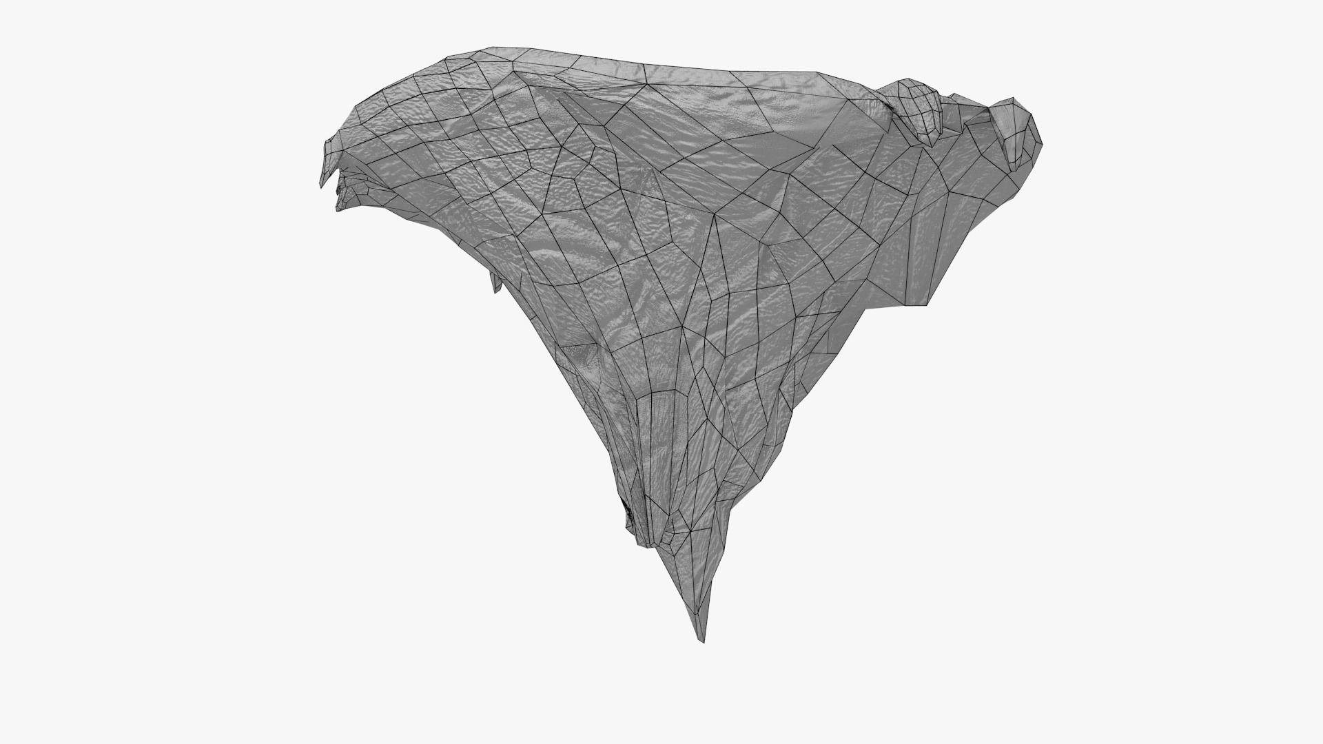 Sky Island 1 Low-poly 3D model_5