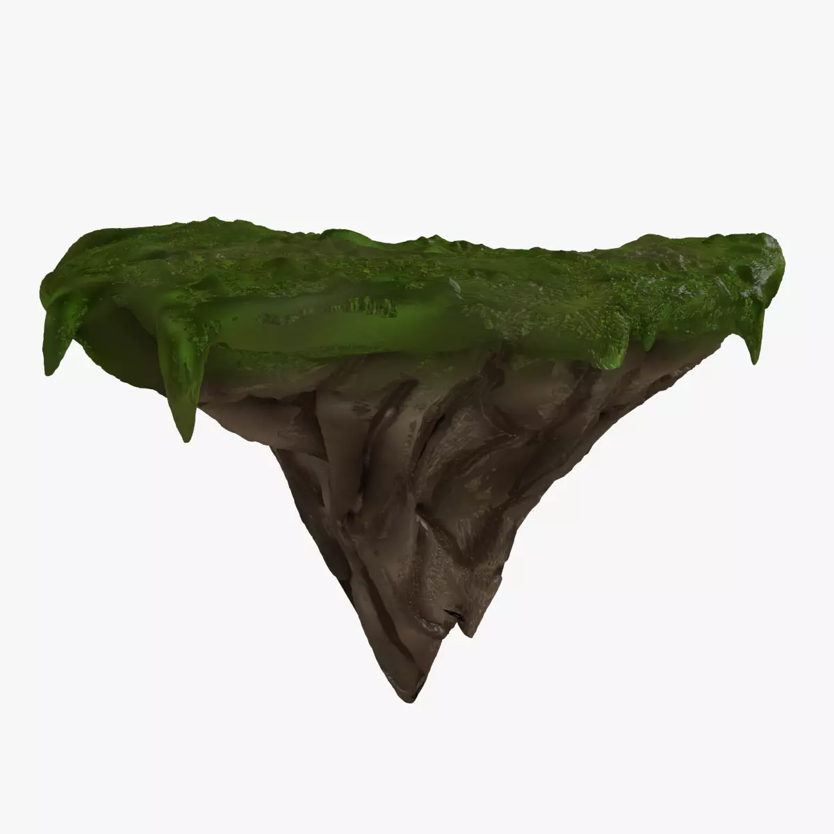 Sky Island 1 Low-poly 3D model_0