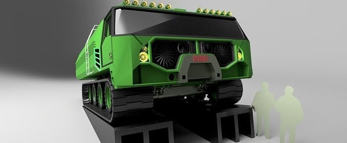 Troop crawler 3D model
