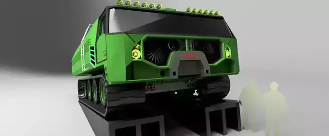 Troop crawler 3D model