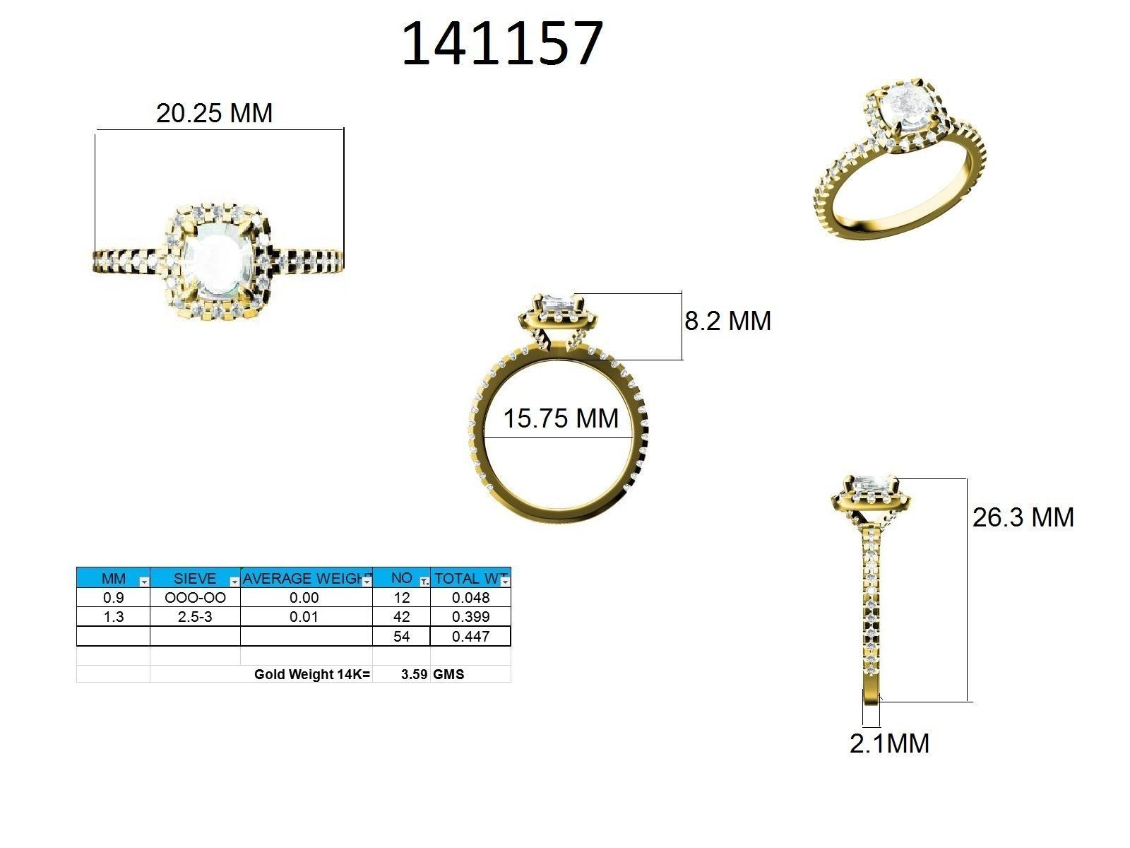 Ring - 141157 3D print model_12