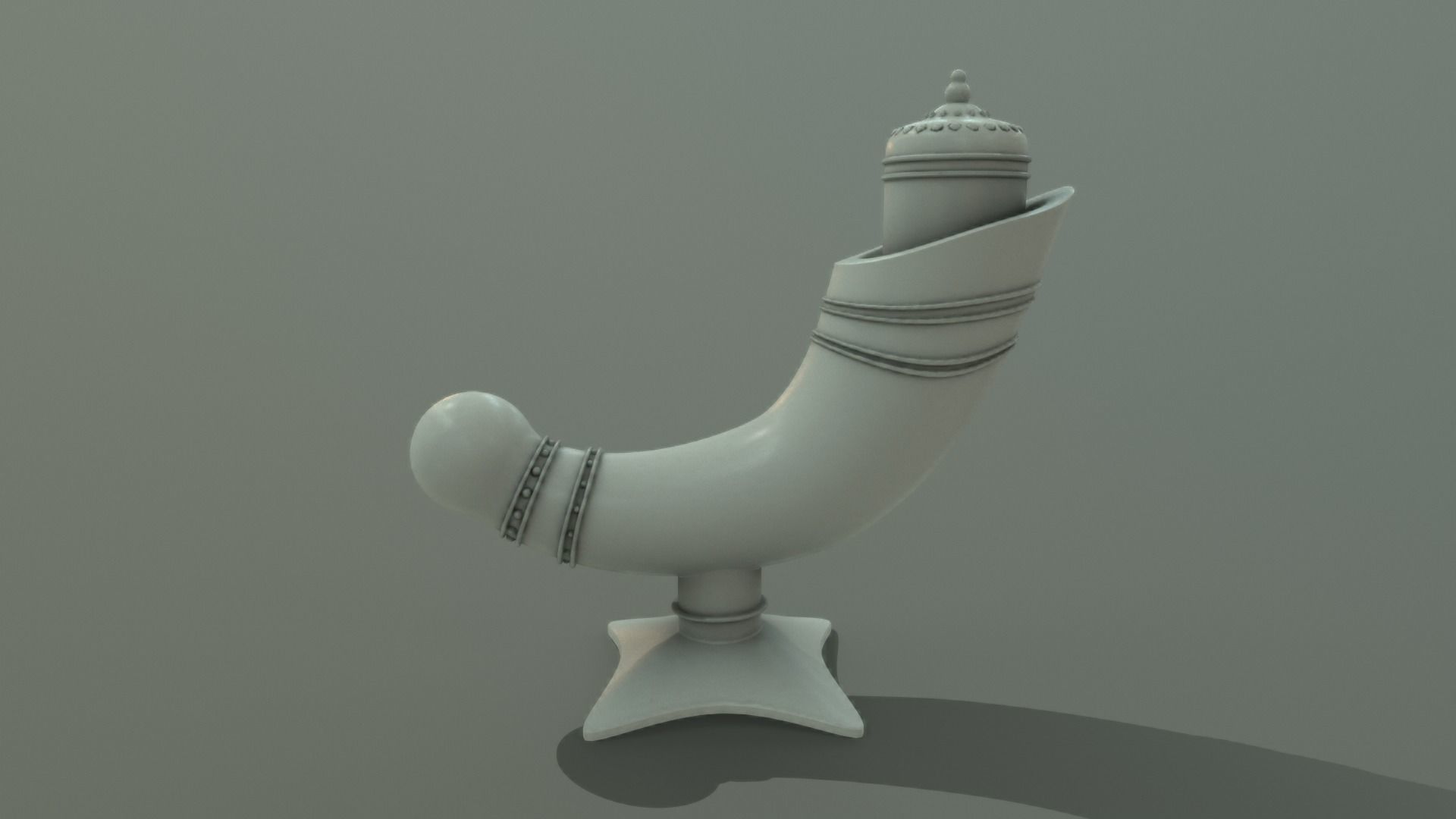 Antique Perfume Attar Bottle 3D model_20