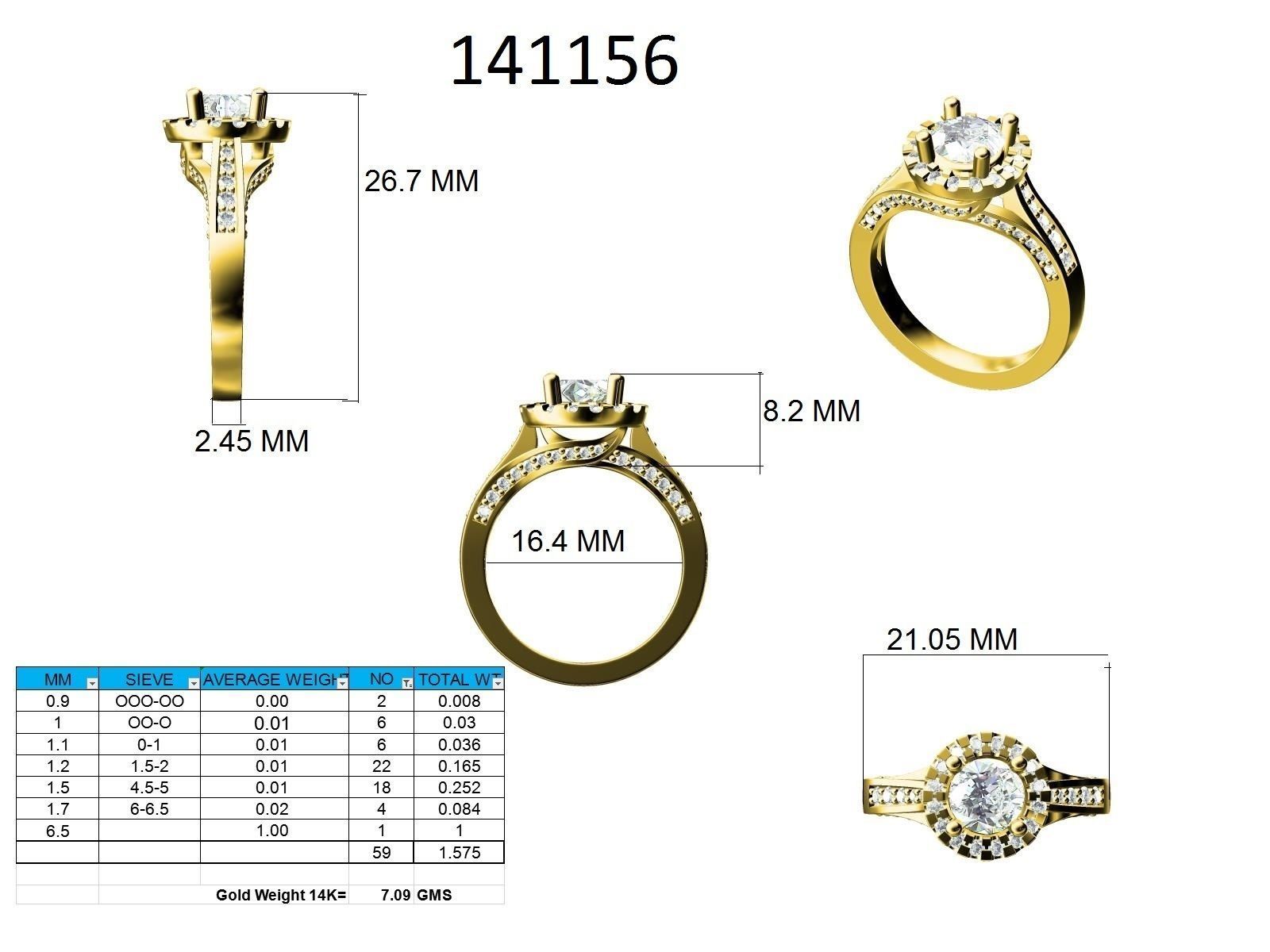 Ring - 141156 3D print model_12