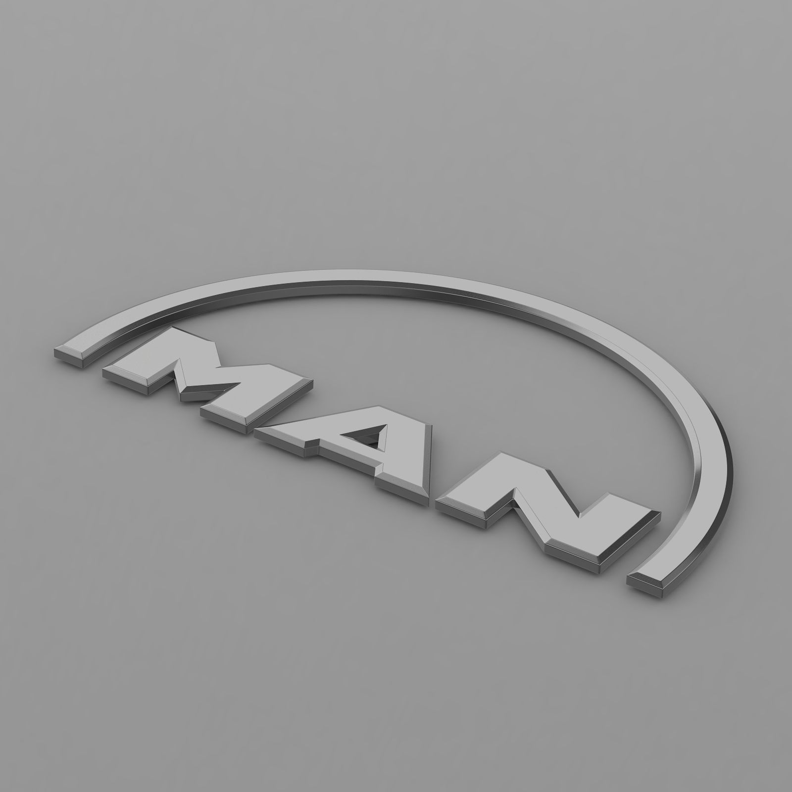man logo 3D model_11