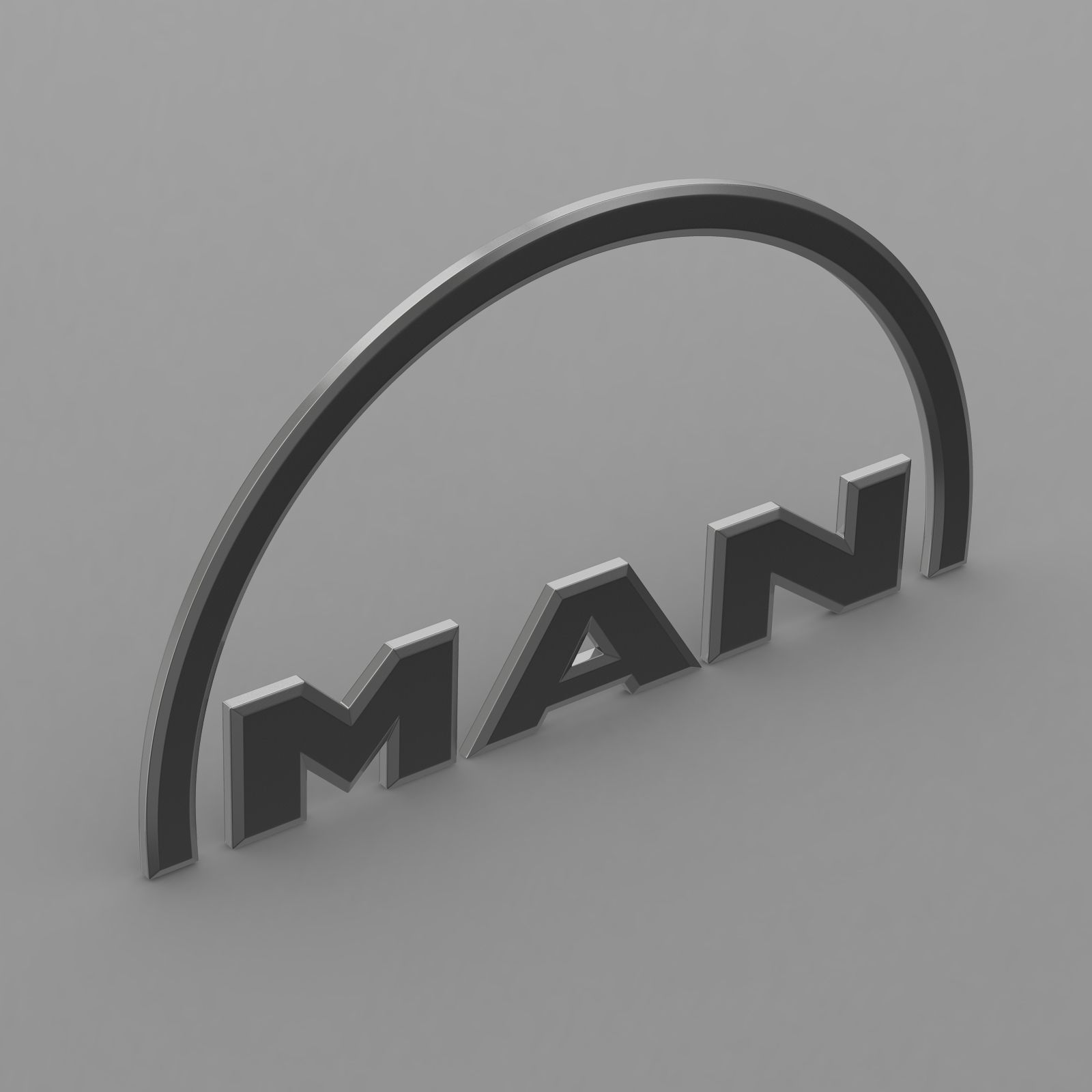 man logo 3D model_10