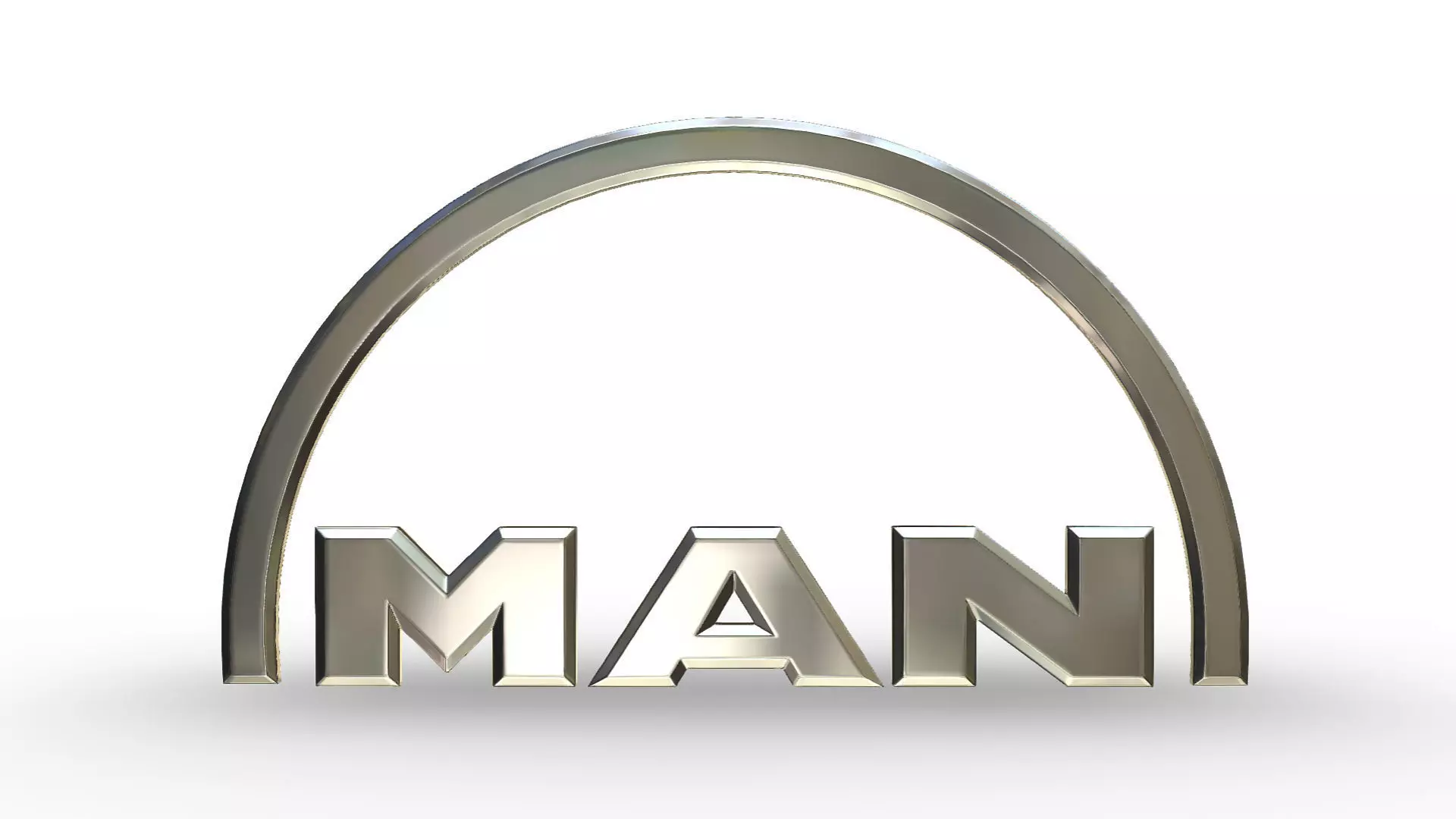 man logo 3D model_0