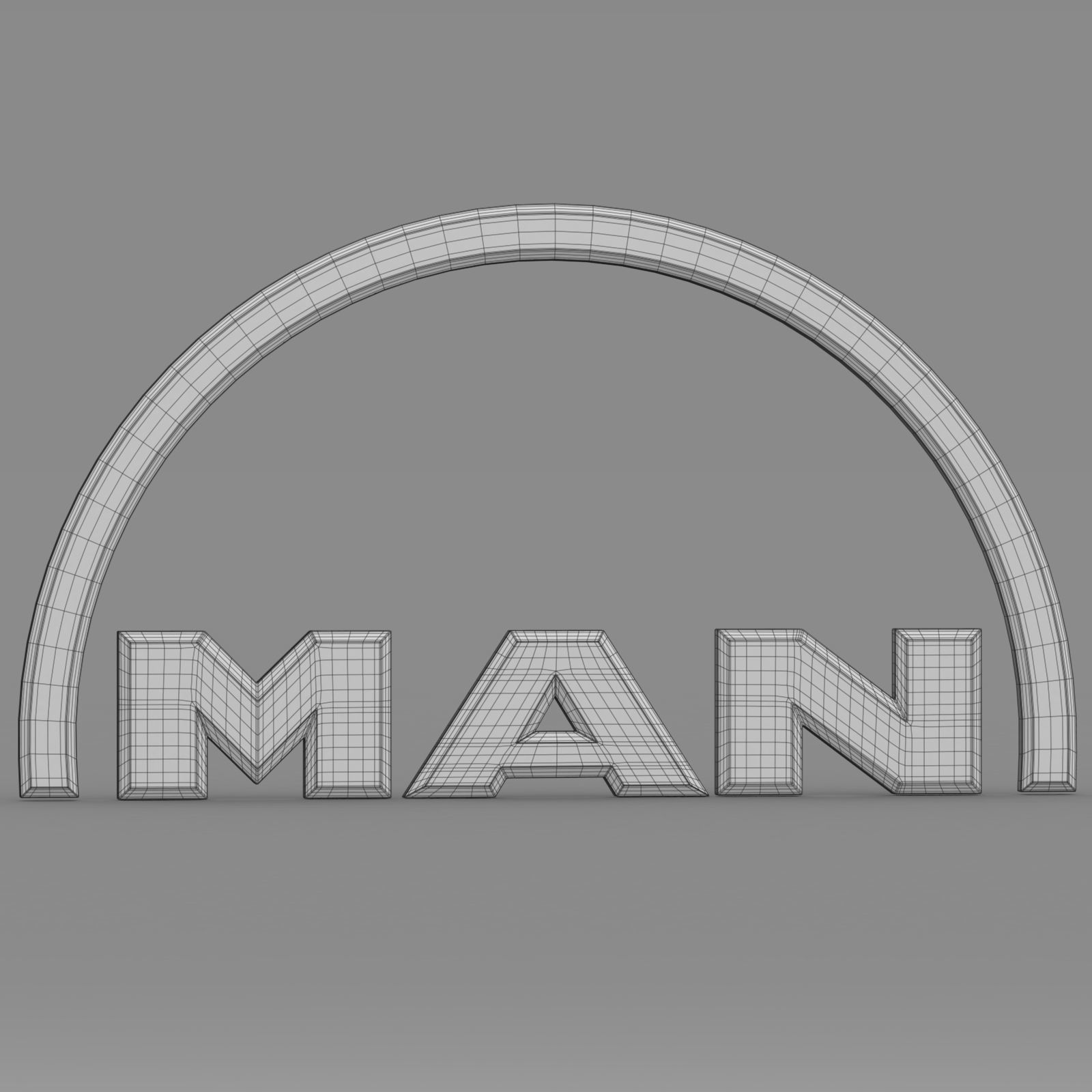 man logo 3D model_13