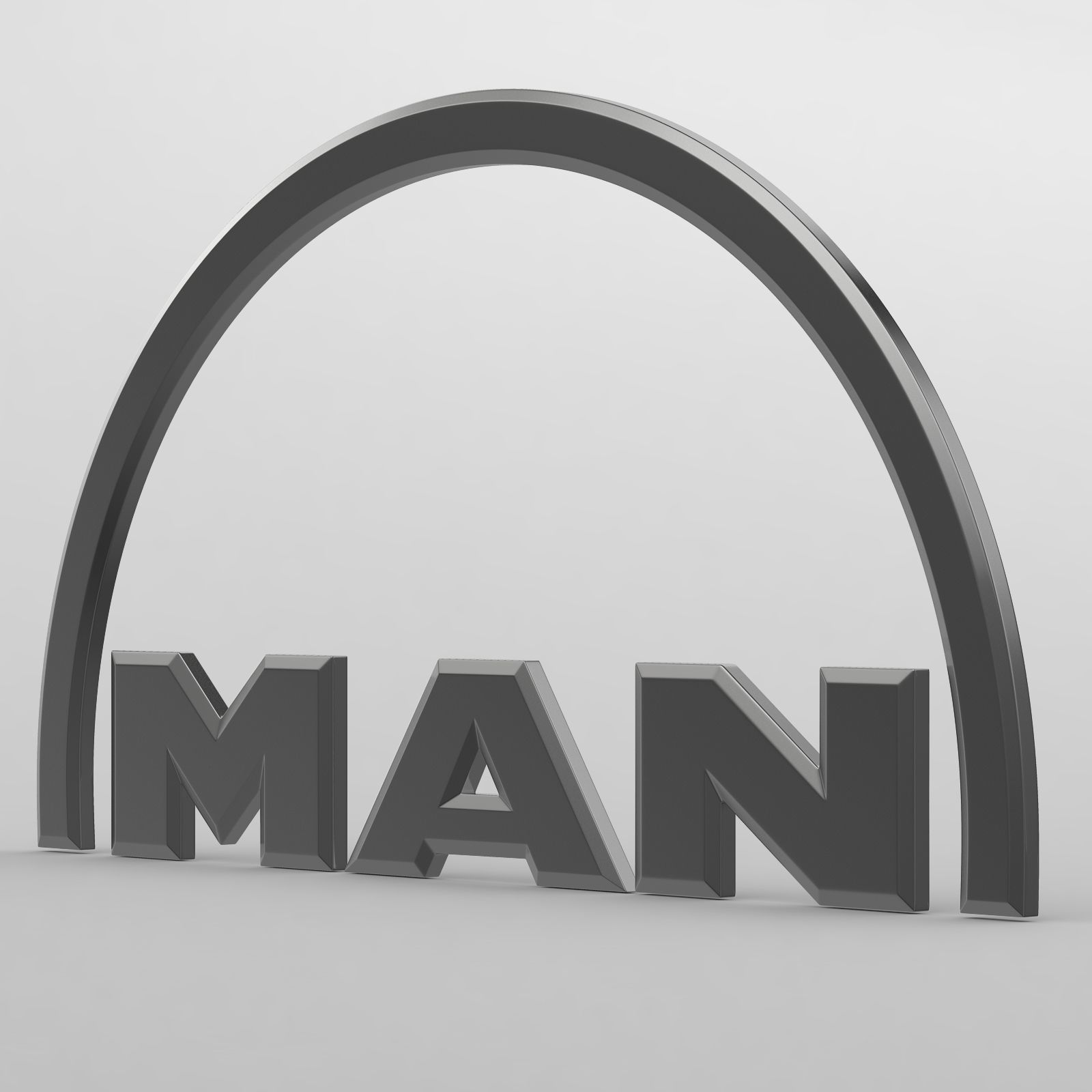 man logo 3D model_9