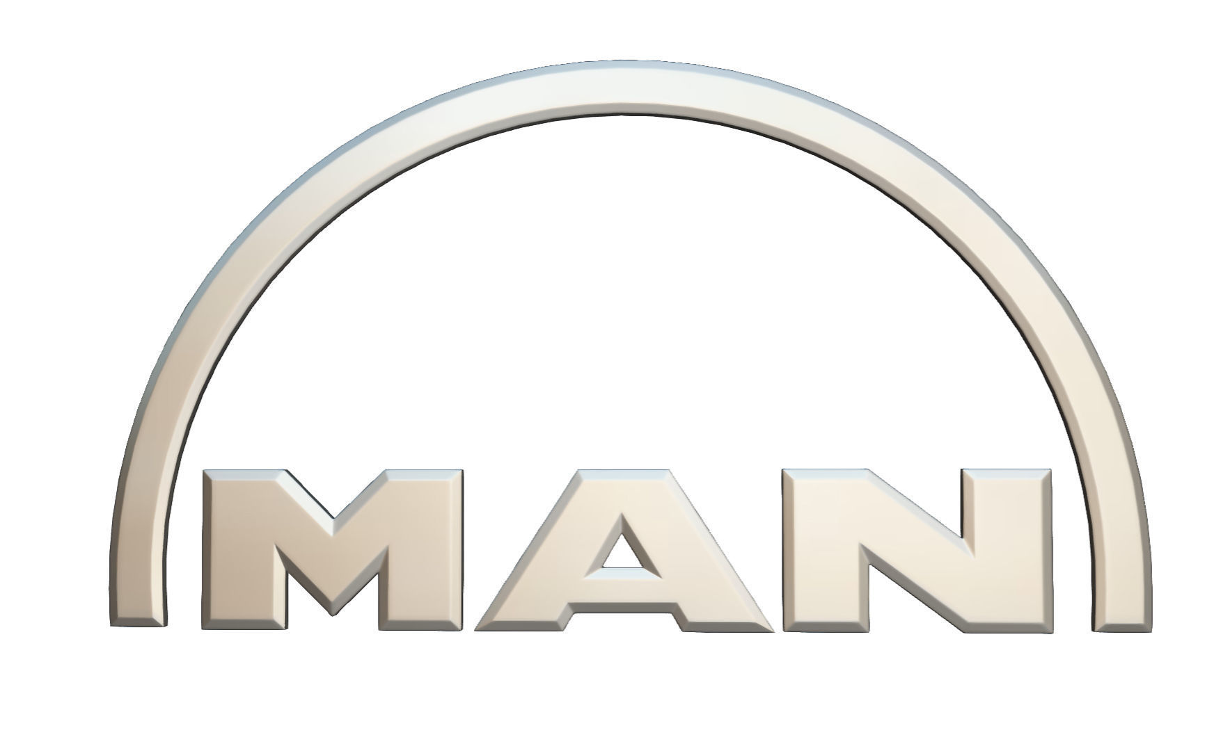 man logo 3D model_5
