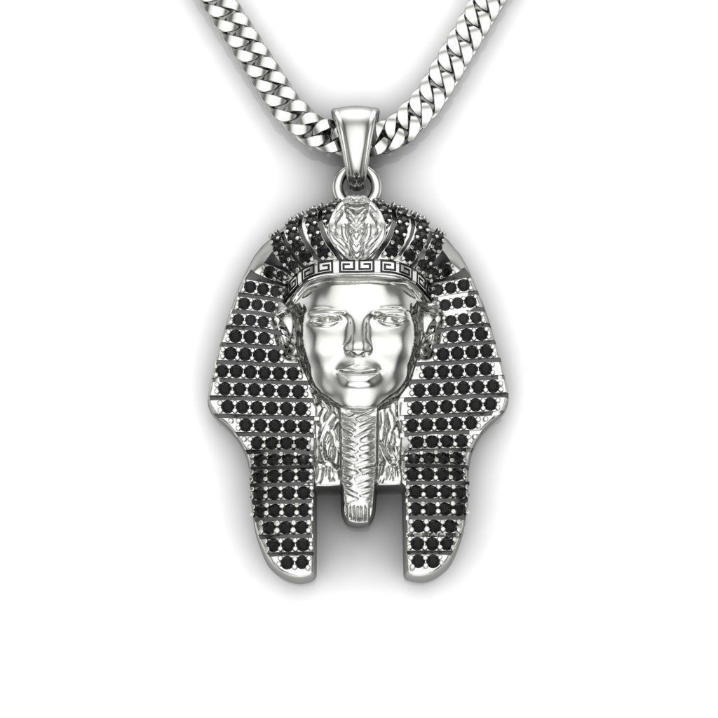 Pharaoh Pendant 3D print model_5