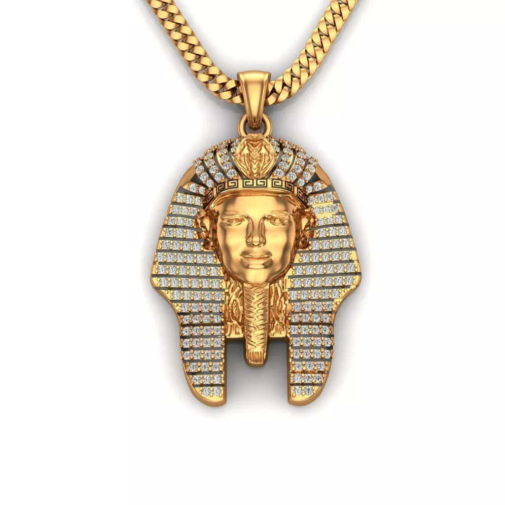 Pharaoh Pendant 3D print model_0