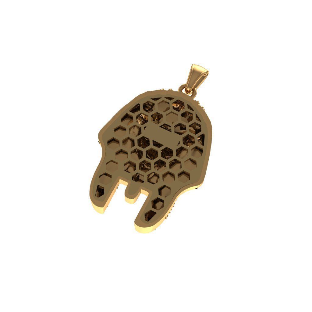 Pharaoh Pendant 3D print model_4