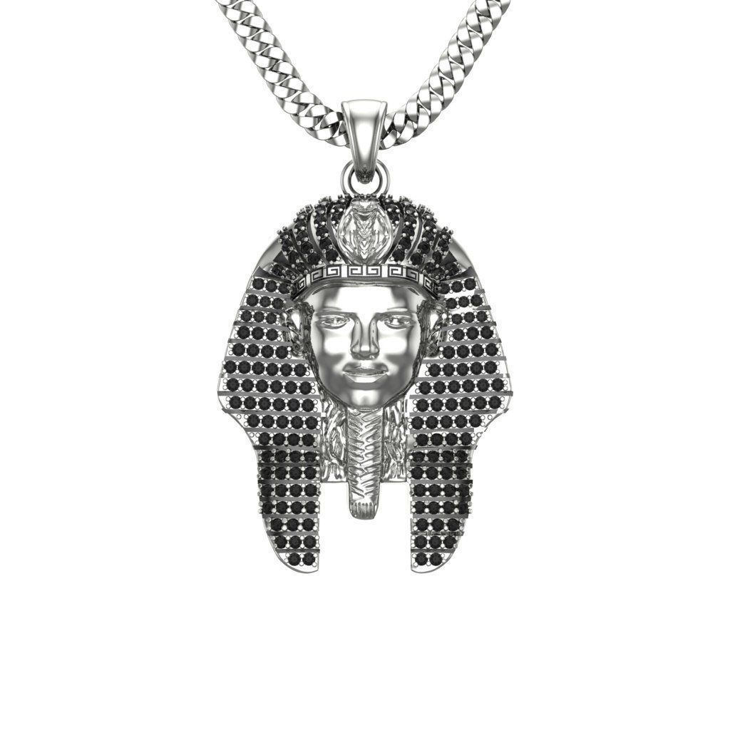 Pharaoh Pendant 3D print model_2