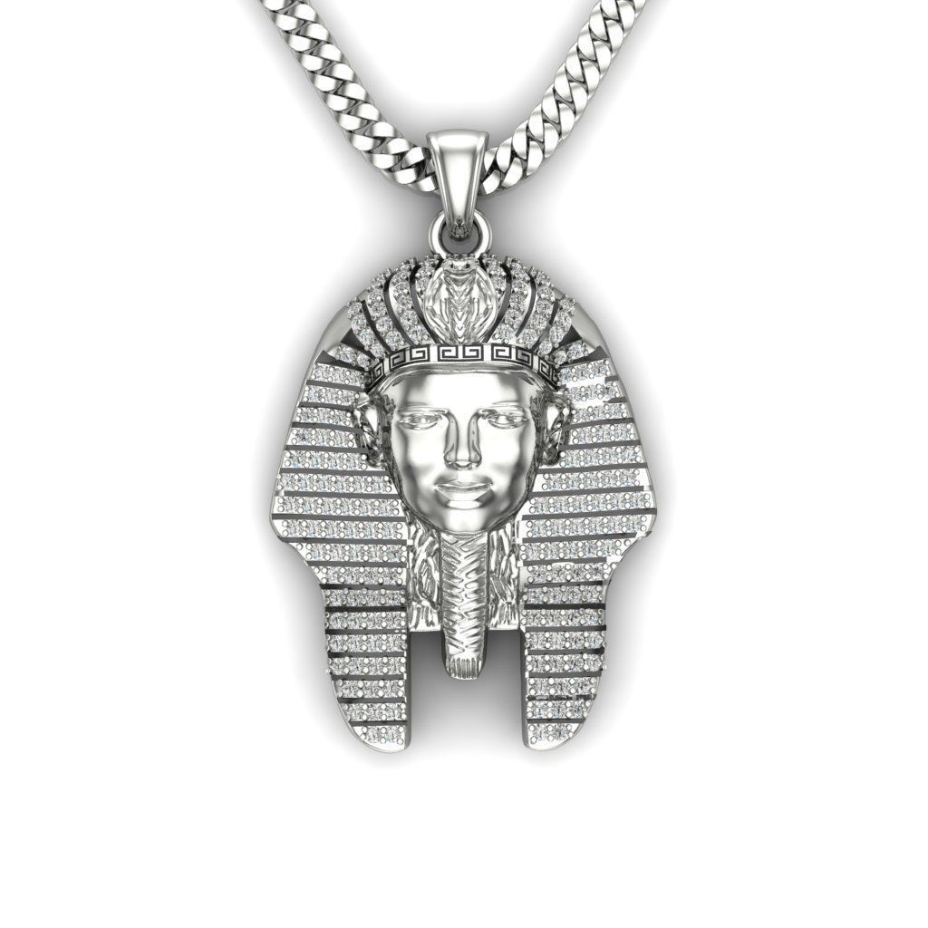 Pharaoh Pendant 3D print model_1