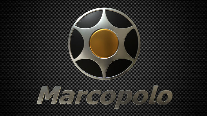 marcopolo logo 3D model