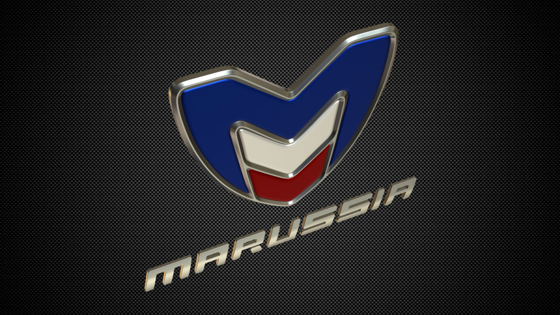 marussia logo 3D model_3
