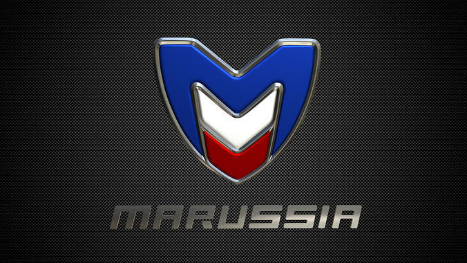 marussia logo 3D model
