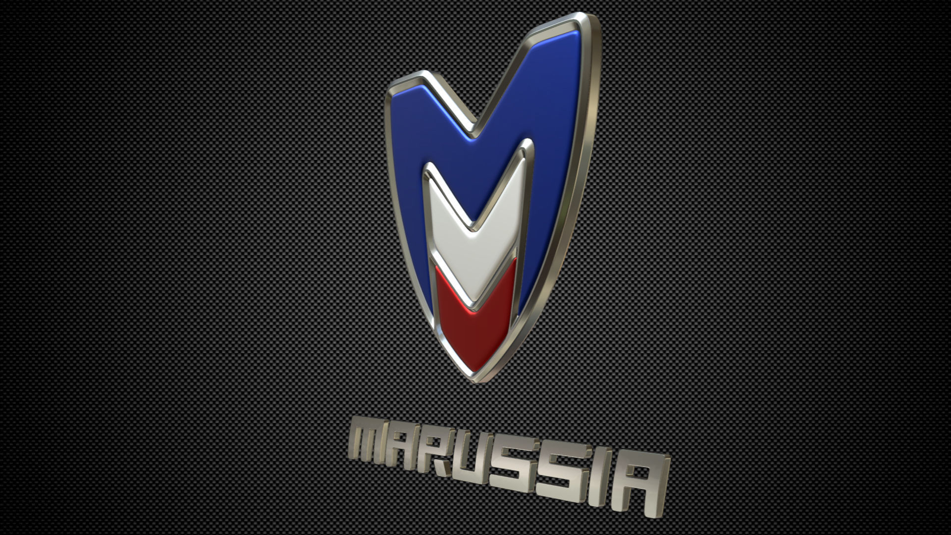 marussia logo 3D model_2