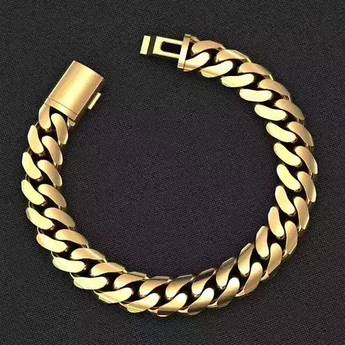 12 MM MIAMI CUBAN LINK PONG SET FOR BRACELET OR NECKLACE 3D print model