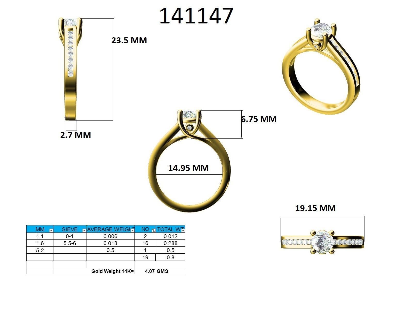 Ring - 141147 3D print model_12