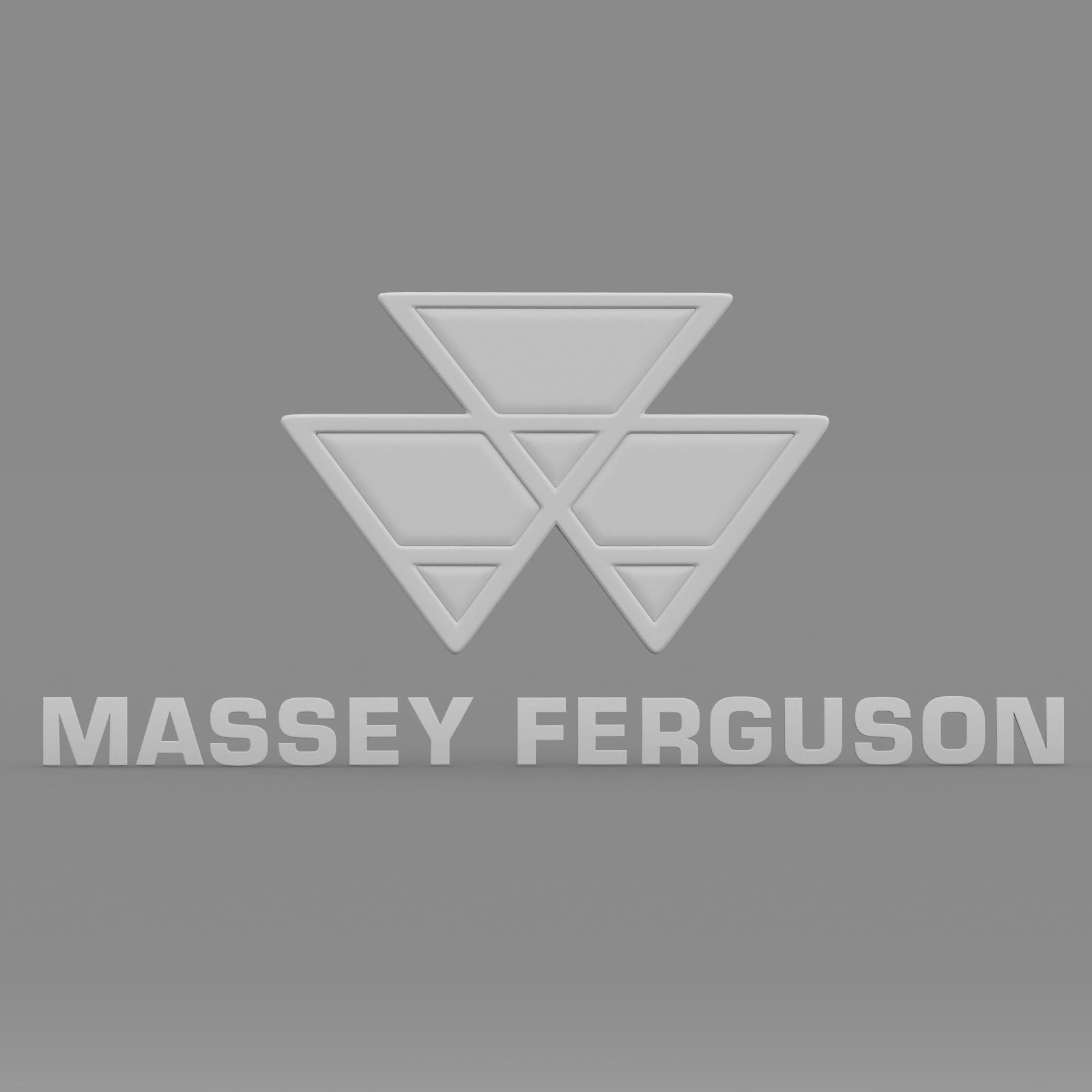 massey ferguson logo 3D model_7
