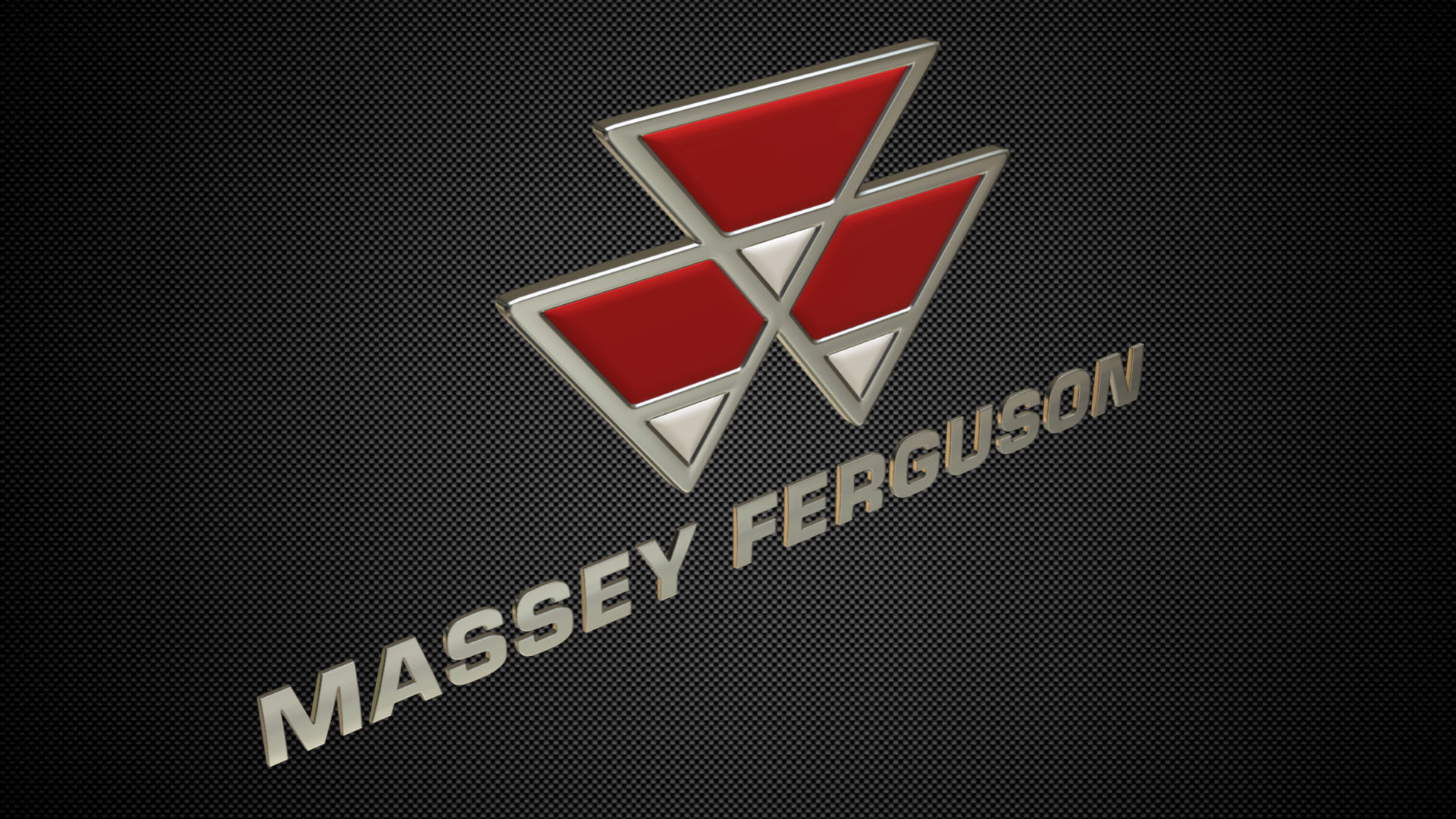 massey ferguson logo 3D model_4
