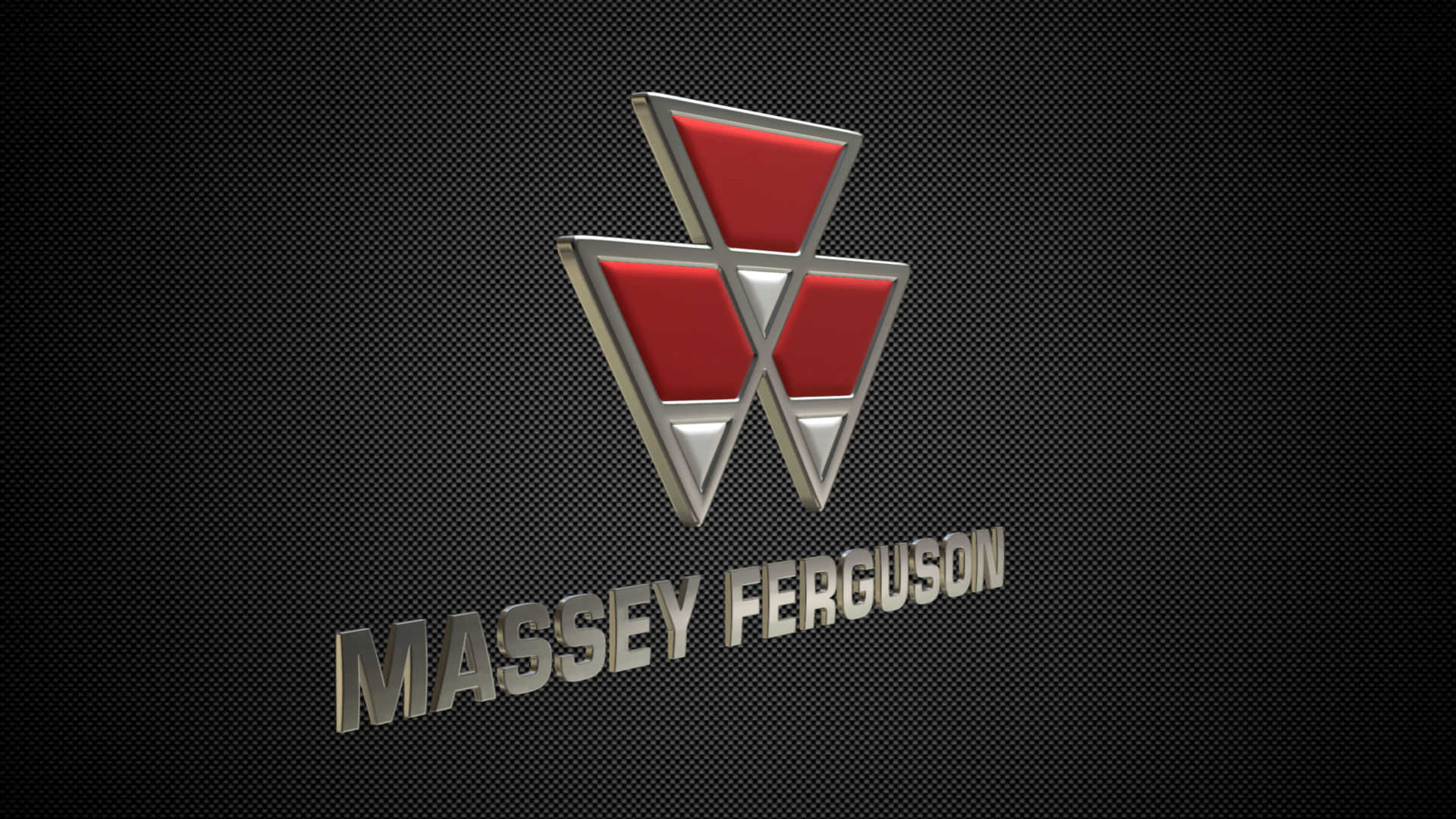 massey ferguson logo 3D model_1