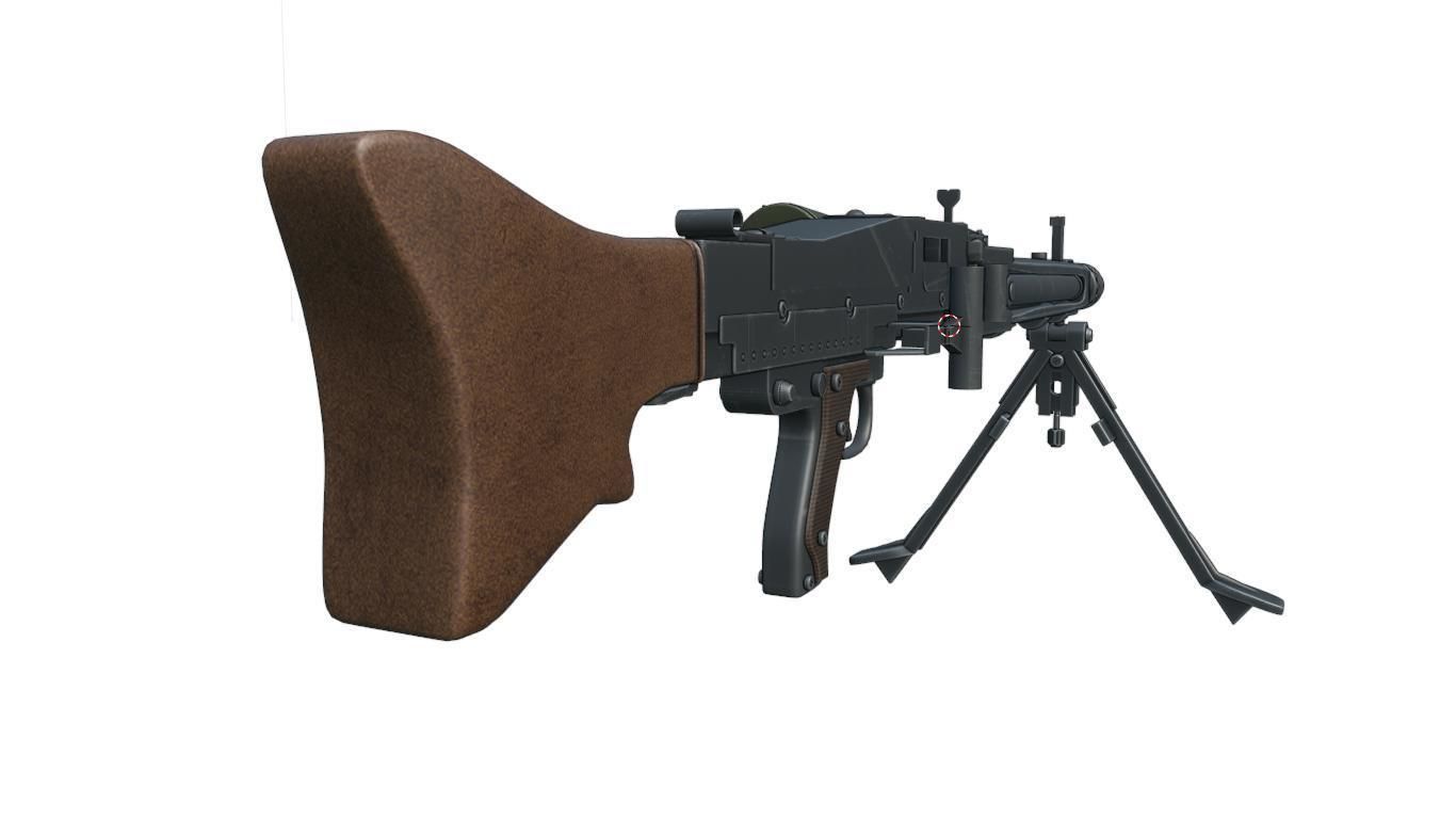 Machine Gun 42 3D model_8