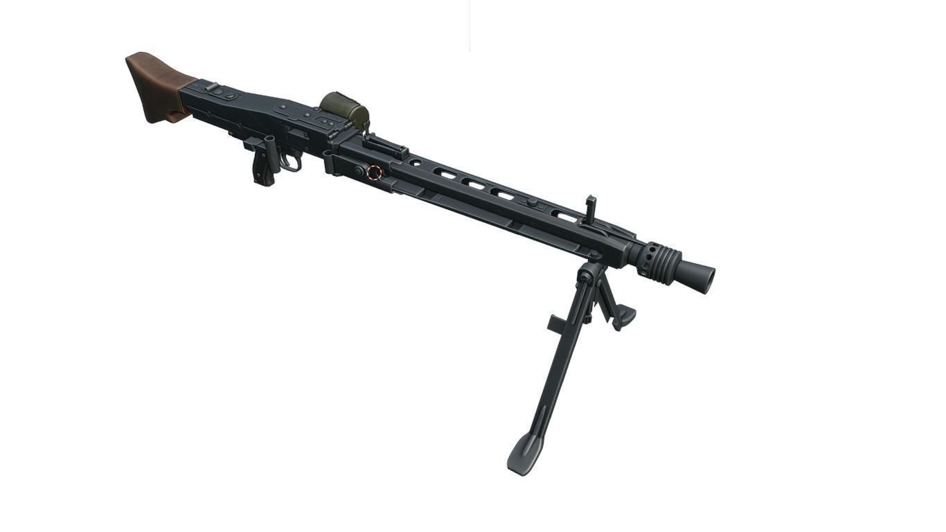 Machine Gun 42 3D model_6
