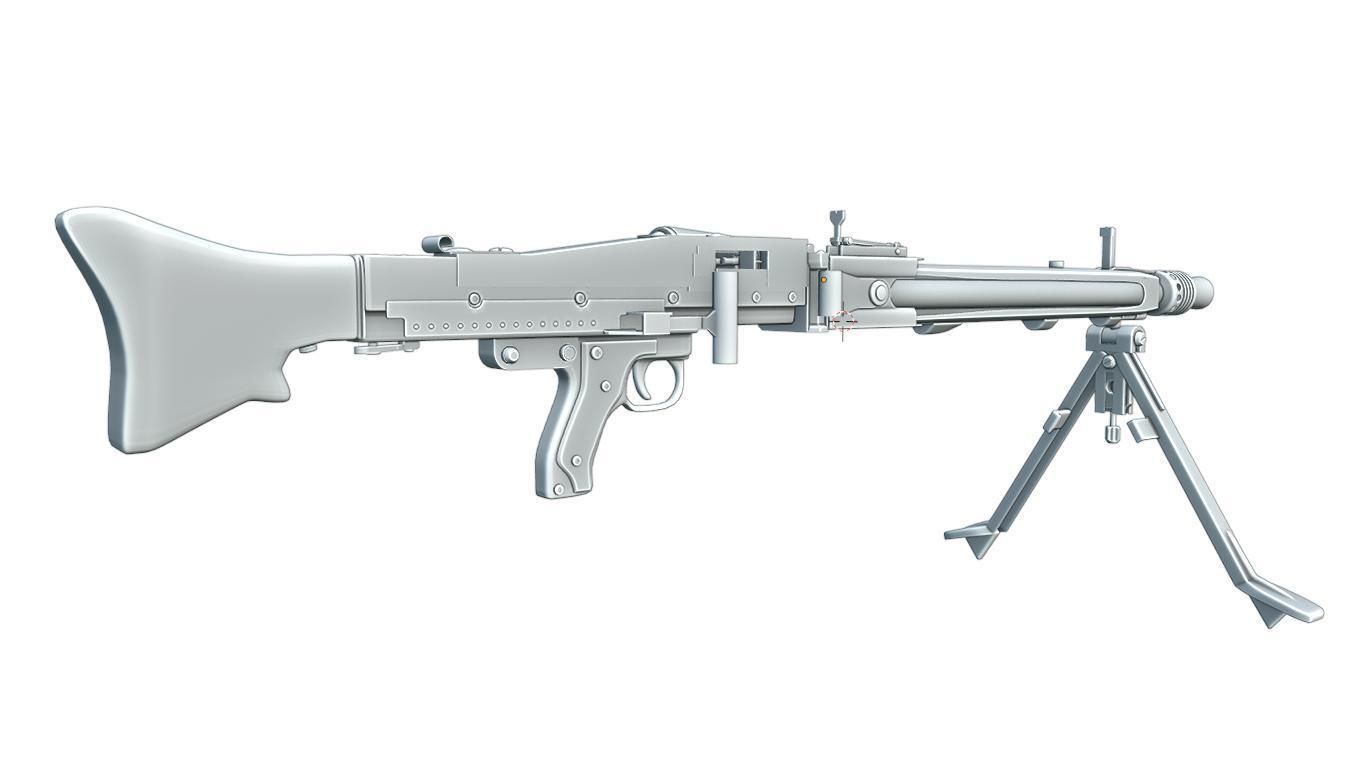 Machine Gun 42 3D model_17