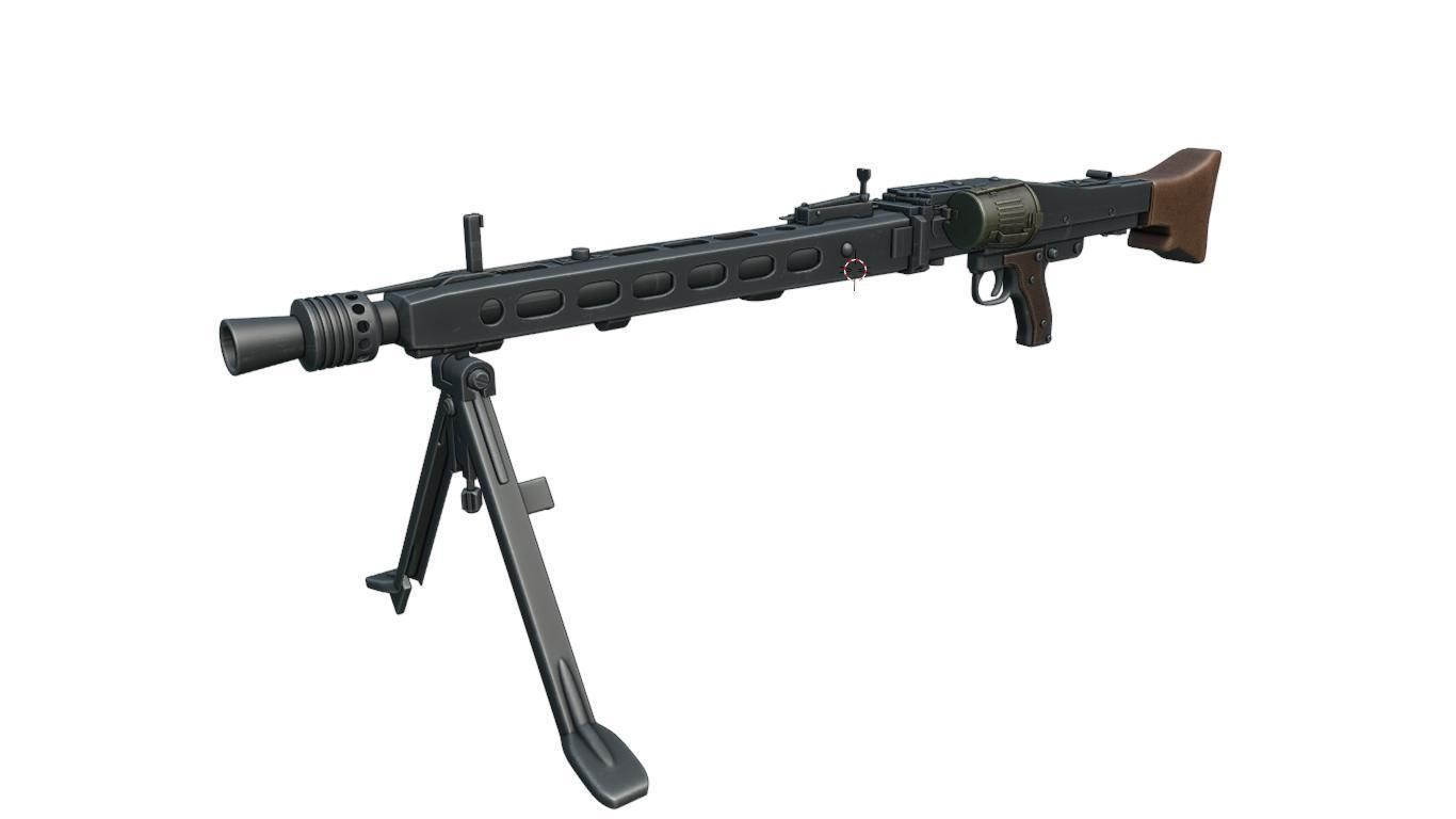 Machine Gun 42 3D model_5