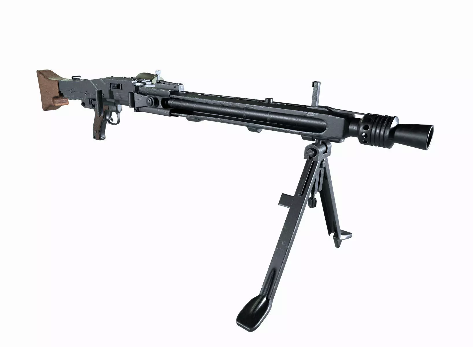 Machine Gun 42 3D model_0