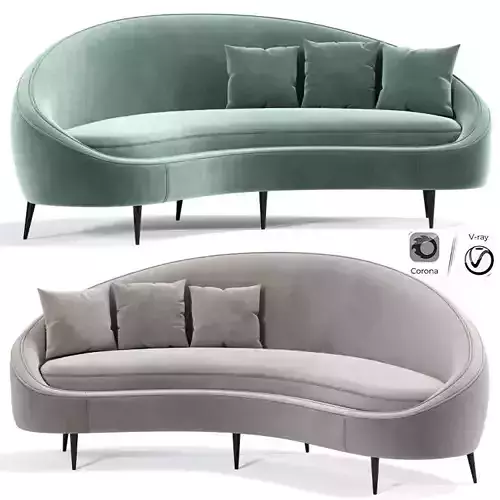 Ether Peddler Curved Sofa