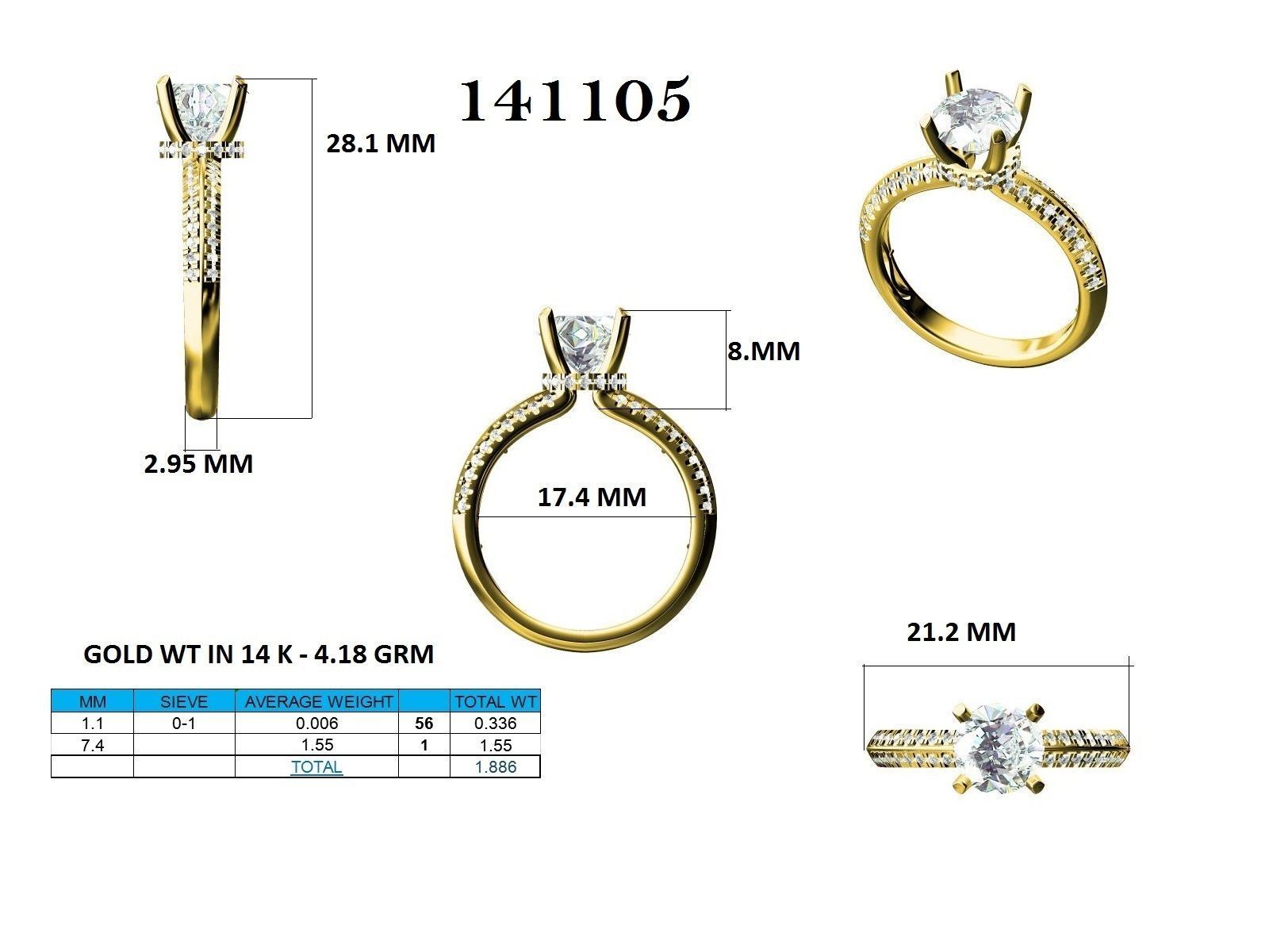 Ring - 141105 3D print model_12