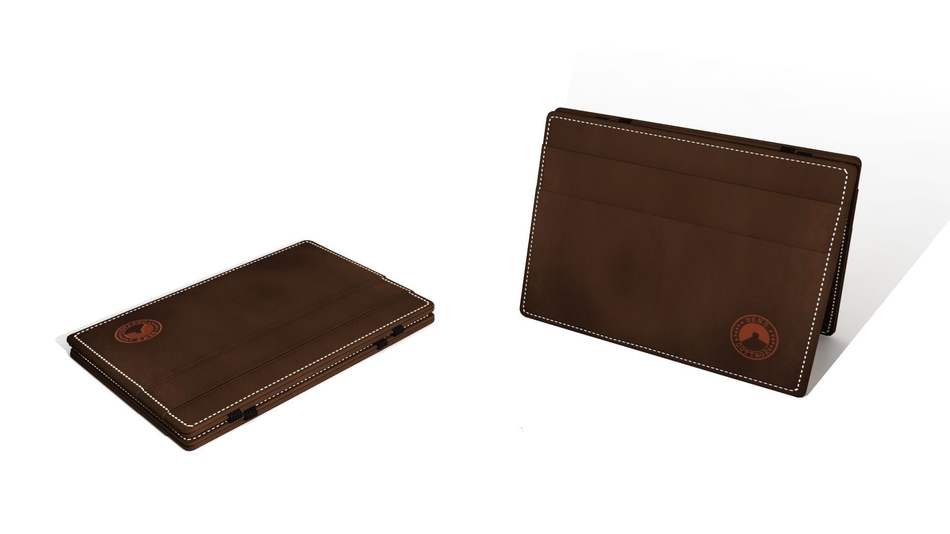 3D Model Leather wallet Bens 3D model_1