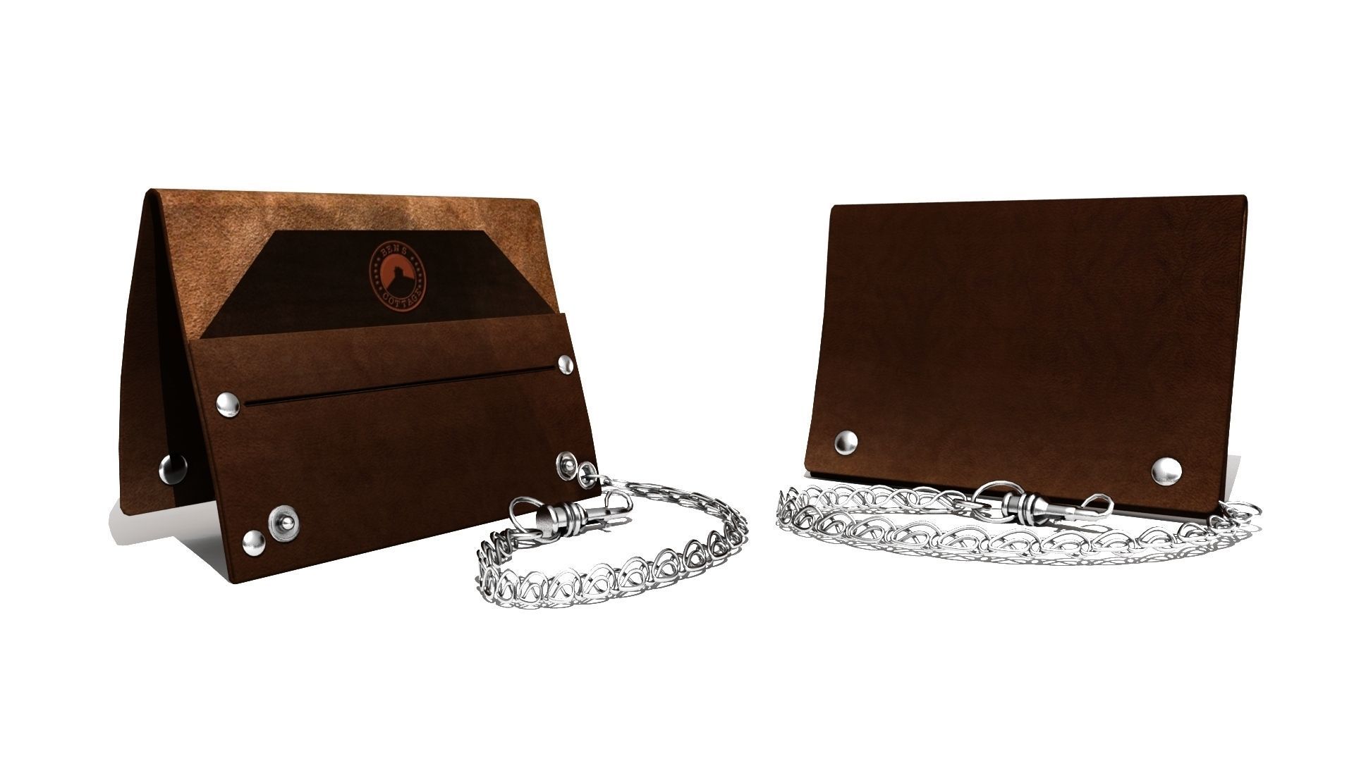 3D Model Leather wallet Bens 3D model_4