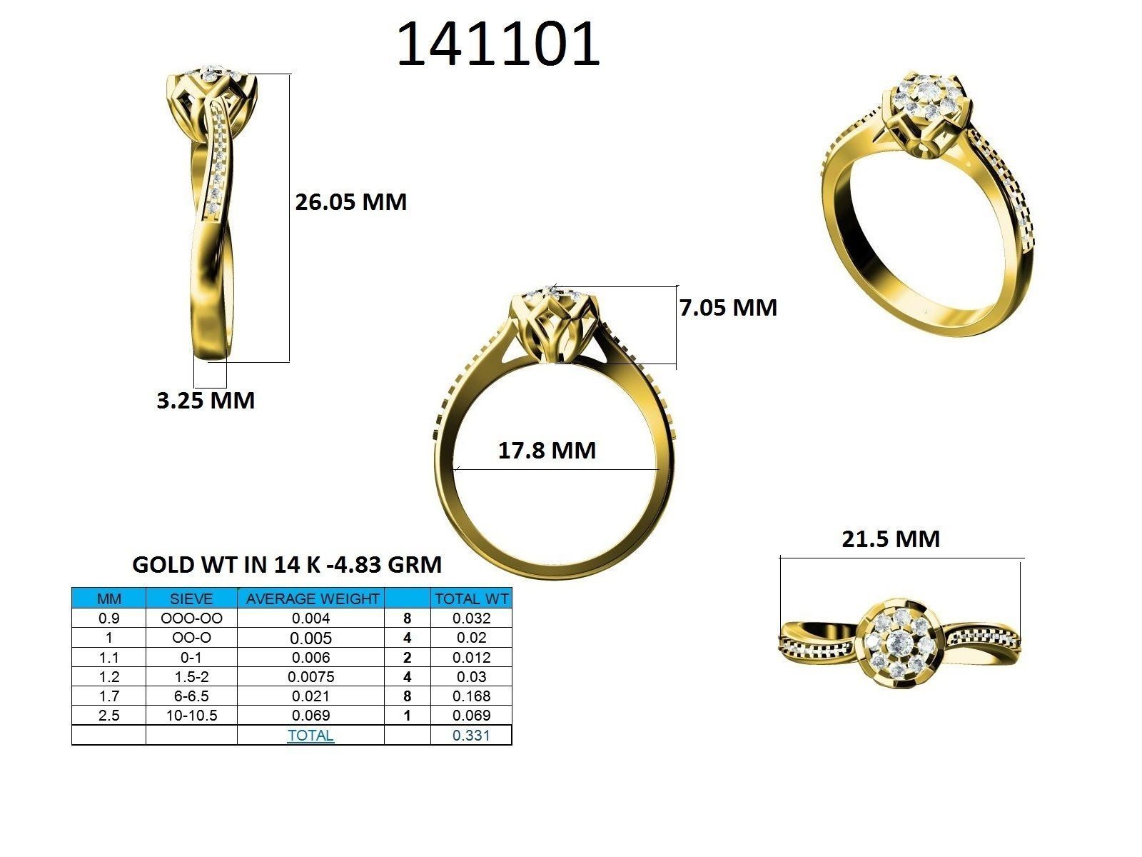 Ring - 141101 3D print model_12