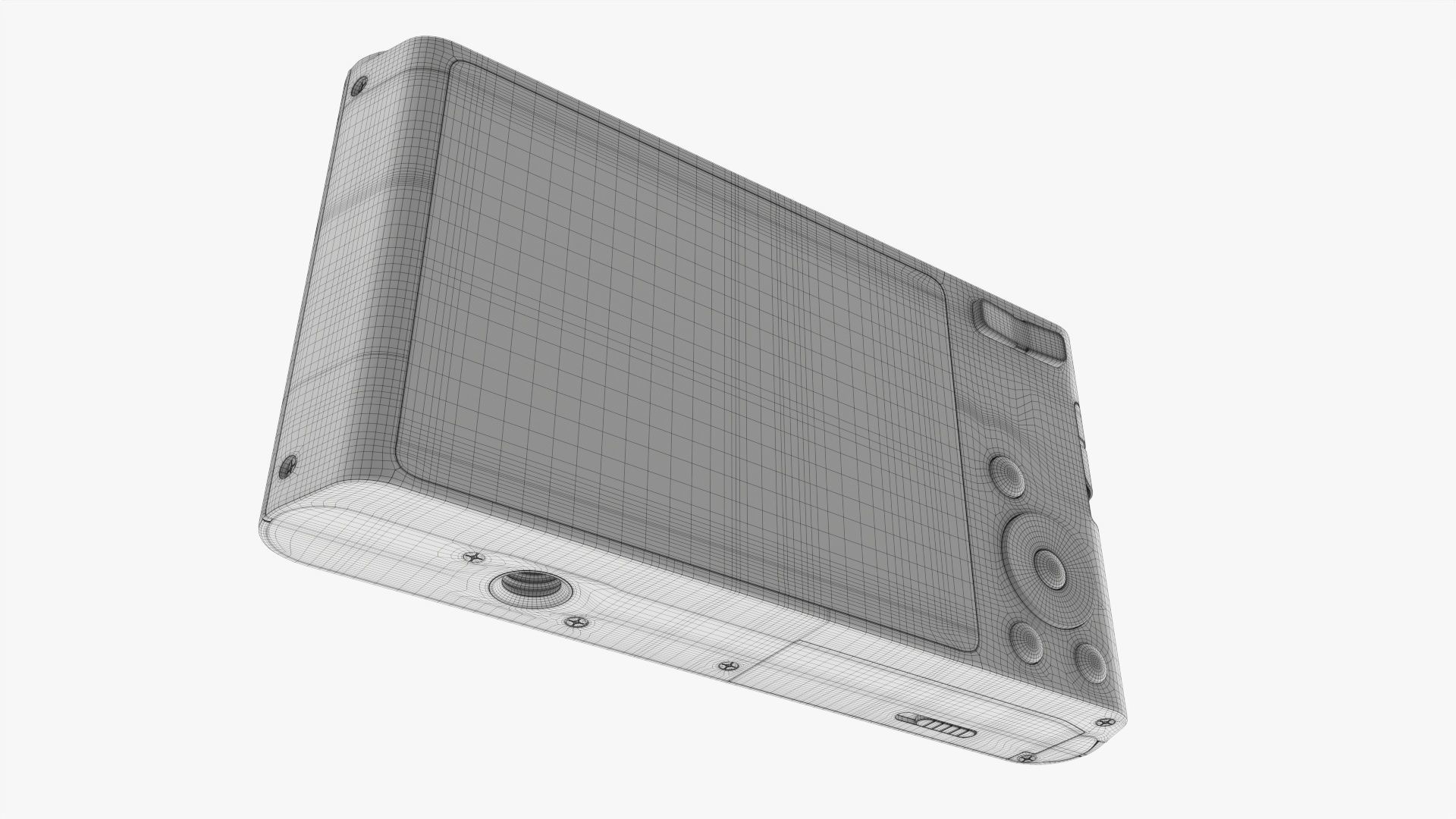 Digital compact camera 03 3D model_12