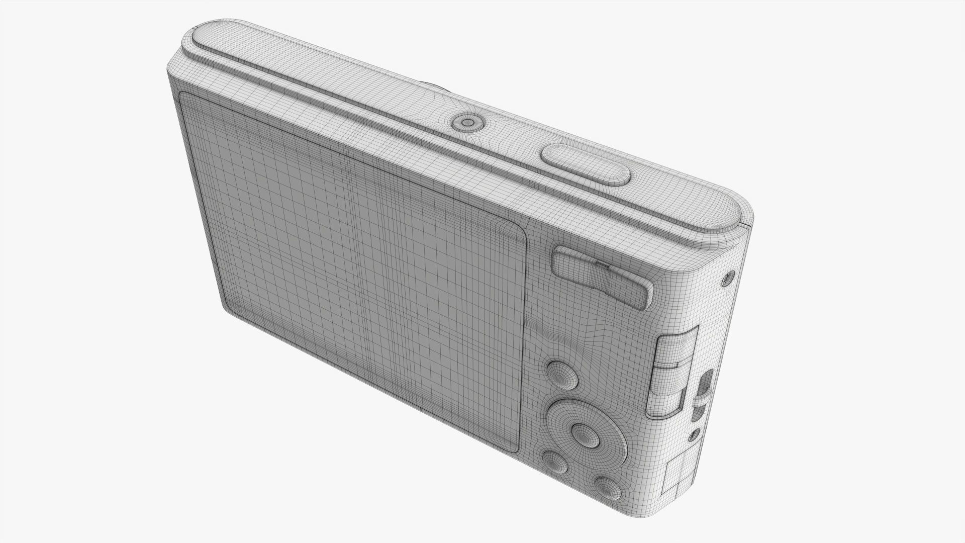 Digital compact camera 03 3D model_11