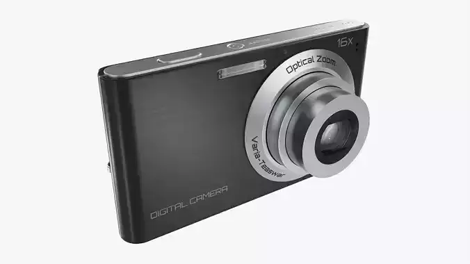 Digital compact camera 03 3D model