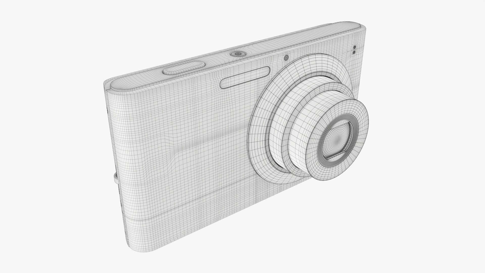 Digital compact camera 03 3D model_9